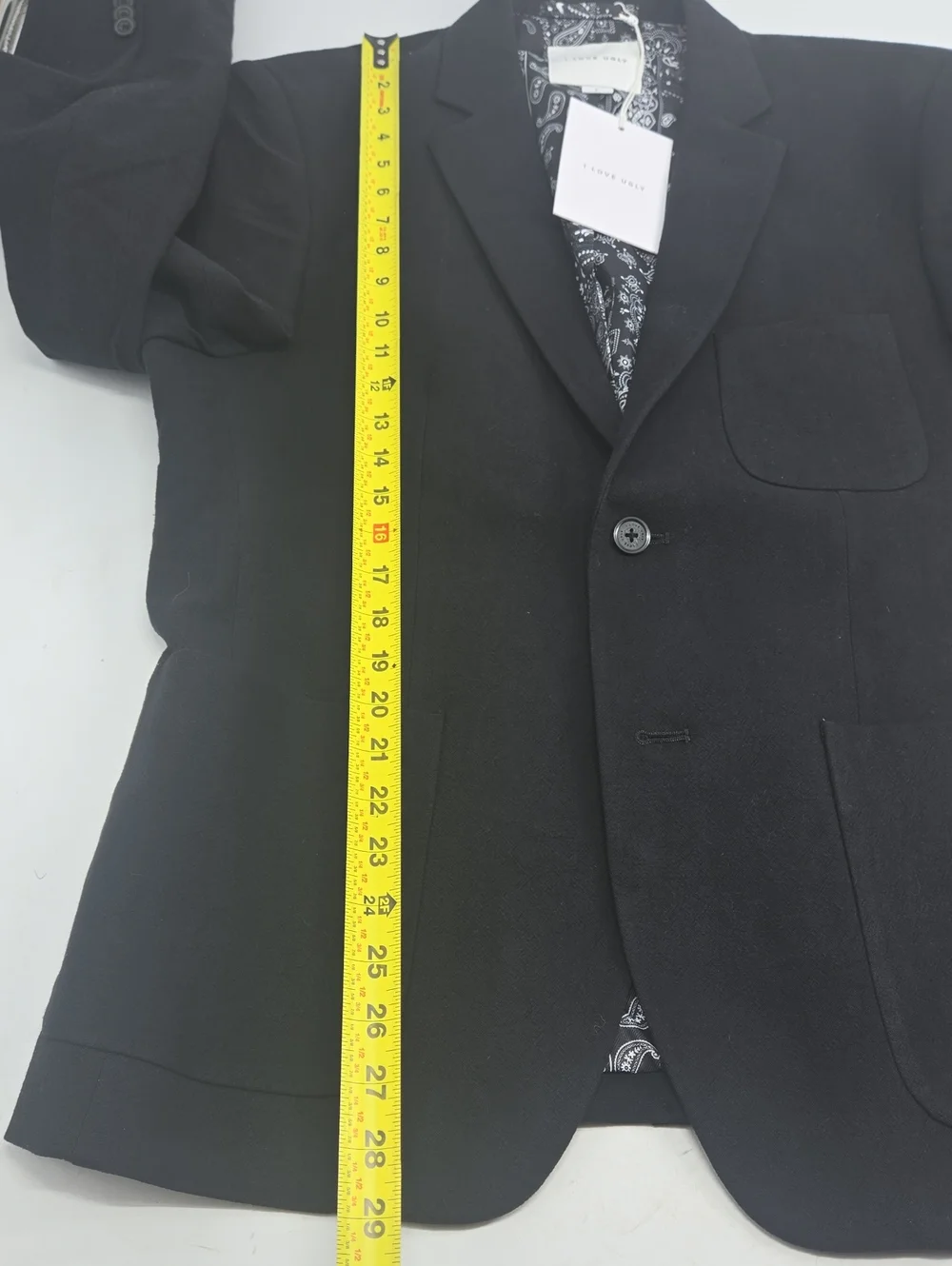 NEW I Love Ugly Murphy Linen Blazer L